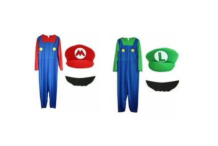 Super Mario Inspired Family Fancy Dress - Two Colour Options