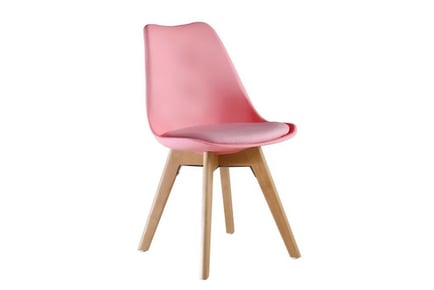Scandi Dining Chair - 2 or 4 Set & 4 Colours!