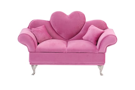 Pink Sofa Shaped Jewellery Box