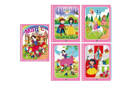 Reusable Cartoon Themed Magic Painting Books for Children