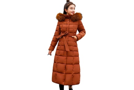 Padded Hooded Maxi Puffer Parka Jacket - 6 Colours!