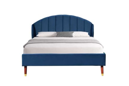 Plush Velvet Paros Bed