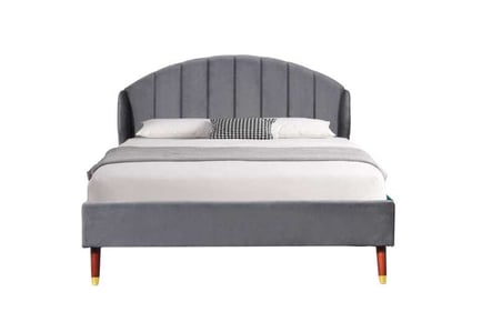 Plush Velvet Paros Bed