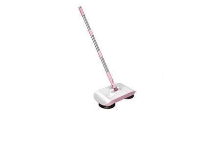 Automatic Power Sweeper with Dustpan - Pink or Blue!