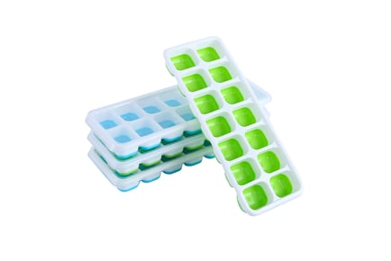 Silicone Pop Out Ice Cube Tray - 1 or 3!