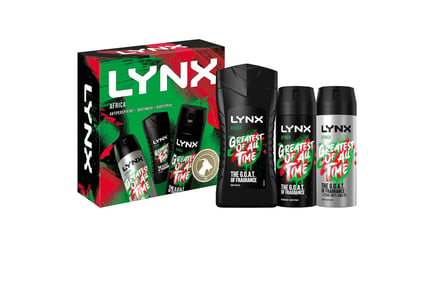 Men's Lynx Africa Three-Piece Gift Set