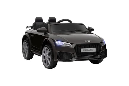 Kid's Audi TT ride-on electric car, black