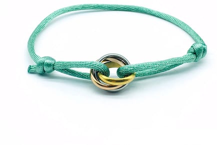 Classic Adjustable Rope and Steel Bracelet - 6 Colours!