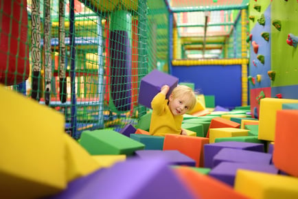 Joe's Jungle Soft Play, Child & Adult Entry with Meal & Drink