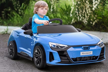 Kids Audi Licensed 12V Electric Ride On, Blue