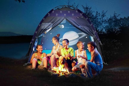 Blue Space World Design Play Tent for Kids