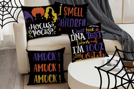 Halloween Themed Throw Pillow Cover in 8 Designs