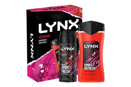 Lynx Recharge Gift Set For Him