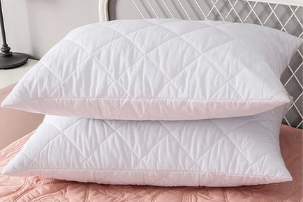 Premium Quilted Back Pillows - Packs of 2 and 4