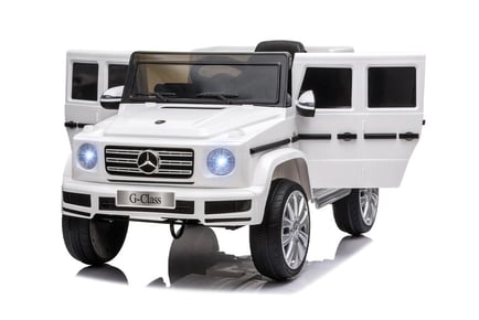 Kid's 12V Mercedes Benz G Wagon Ride On Car - 2 Colours!