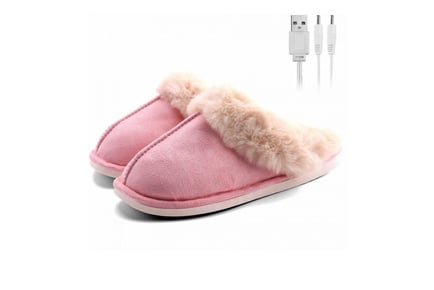 Ugg Inspired USB Heated Fluffy Faux Sheepskin Slippers - 3 Colours!