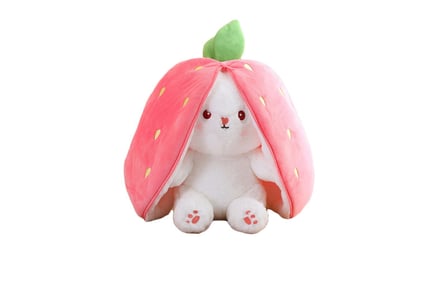 Adorable Transforming Rabbit Stuffed Plush Toy