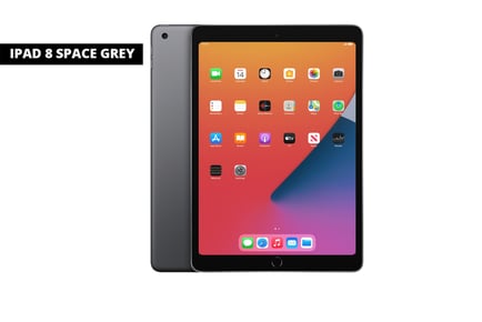 IPAD 8 / SPACE GREY: A refurbished Apple iPad 8th Gen