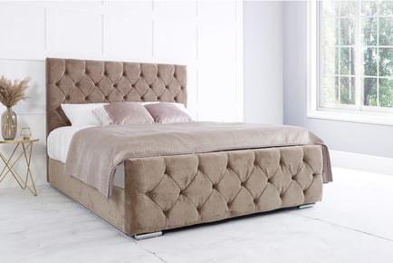 Jubilee Upholstered Bed with Mattress Option - 6 Sizes