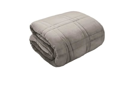 Velour Weighted 'Anti Anxiety' Blanket - 2 Colours & Sizes!