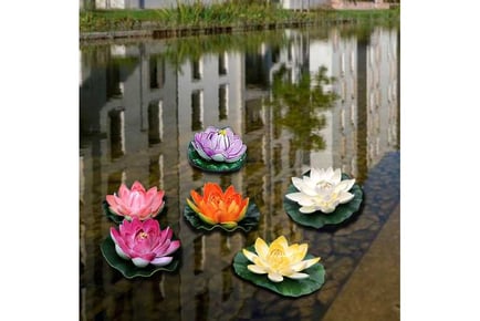 Artificial Floating Lotus Flowers