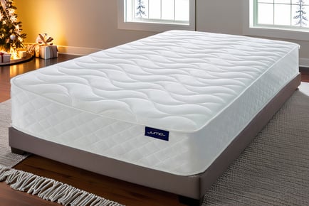 Cool blue memory foam spring mattress, Super King, 9