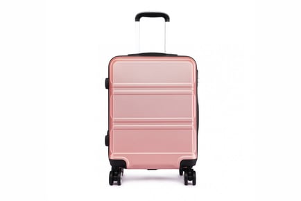 20 Inch Sculpted Cabin Luggage Suitcase - 9 Colour Options