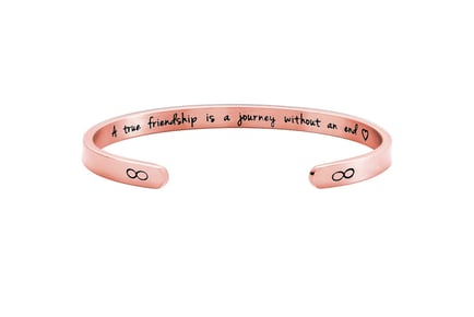 Stainless Steel Open Cuff Friendship Bracelet in Four Colour Options