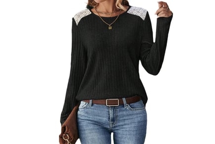 Long Sleeve Tunic T Shirt for Women in 5 Sizes and Colours