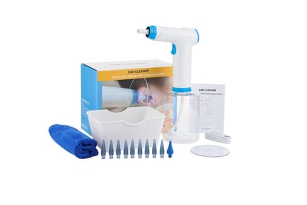 Electric Ear Wax Remover Cleaning Kit!