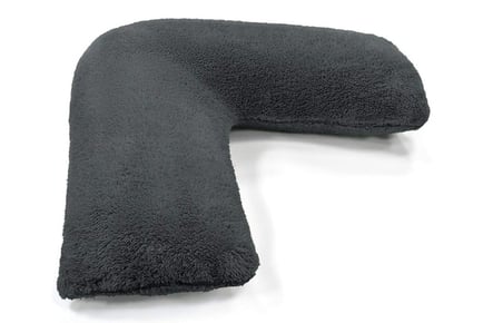 Teddy Bear Fleece V-Shape Snuggle Pillow - 14 Colours!