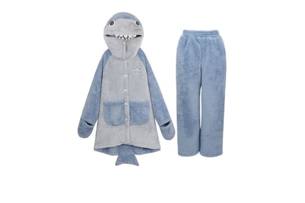 Snuggle Worthy Shark Couple Pyjamas in 2 Options