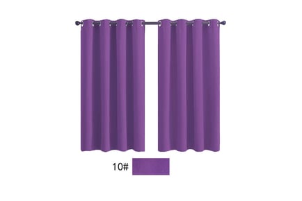 Thermal Insulated Blackout Curtains in 9 Colour Options
