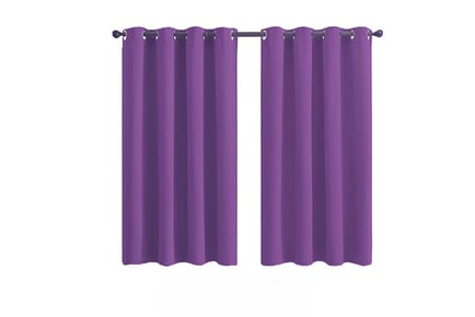 Thermal Insulated Blackout Curtains in 9 Colour Options