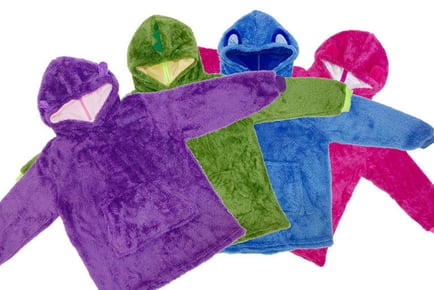 Kids' Animal Hooded Blanket - 4 Colours!