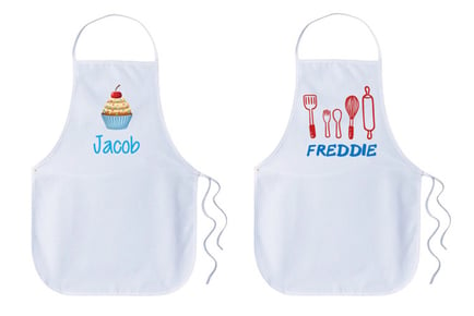 Kids Personalised Apron - 11 Designs and 2 Sizes!