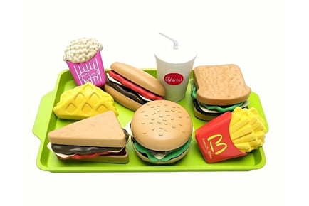 Kids Fast Food Burger Set - 27 pcs!