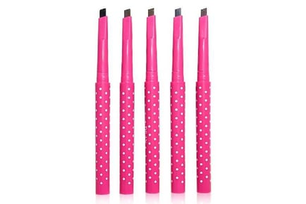 Retractable Eyebrow Pencils Pink Casing