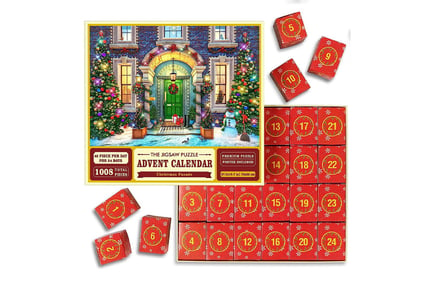 Christmas House Puzzle Advent Calendar - 1008 Pieces!