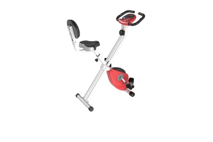 Steel Exercise Bike with LCD Display for Home Gym!