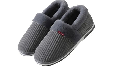 Plush Fleece Lined Slippers for Adults with Multiple Options