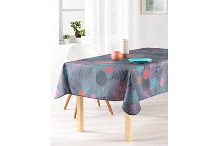 Stain Resistant Tablecloth Grey