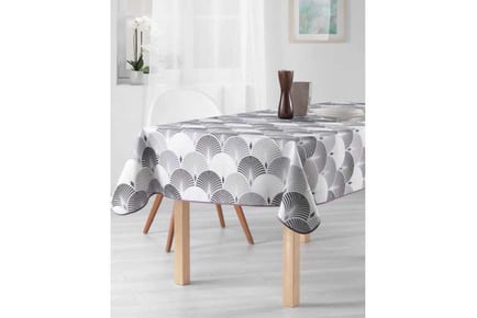 Stain Resistant Tablecloth Forever Beige
