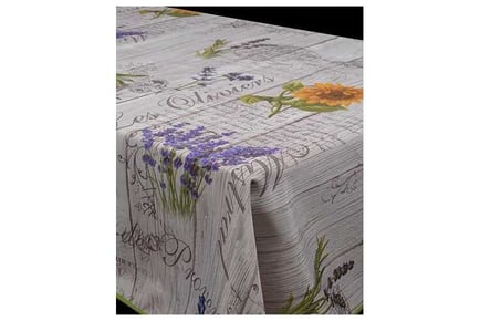 Stain Resistant Tablecloth Les Oliviers