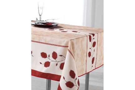 Stain Resistant Tablecloth Printemps