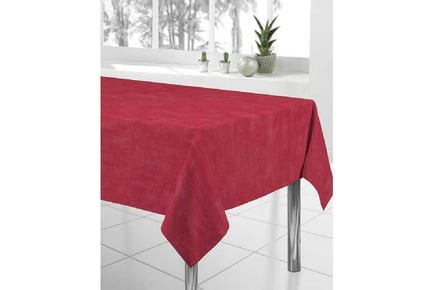 Stain Resistant Tablecloth Red Wine