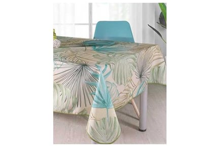 Stain Resistant Tablecloth Split Leaf