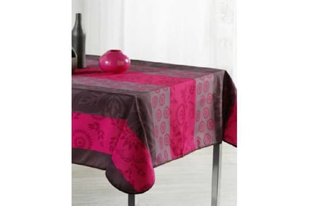 Stain Resistant Tablecloth Fucsia Garden