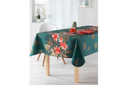 Stain Resistant Tablecloth Exotic