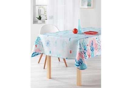 Stain Resistant Tablecloth ArrecifeCoral